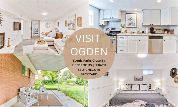 South Ogden House | King Bed | Cozy Living Room|Board Games