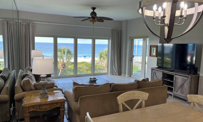 Sandestin Condo | King Master Ocean Front Tops'l Beach Manor 2 BR