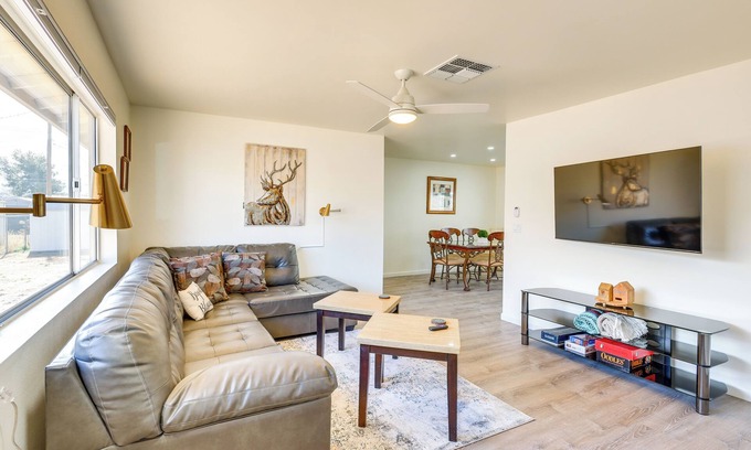 Kingman House | Kingman Vacation Rental w/Yard + Fire Pit