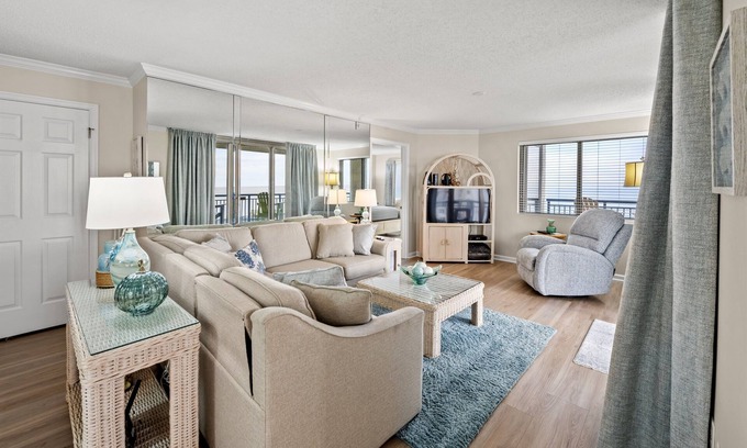 Arcadian Shores Condo | Kingston Brighton 1202 Oceanfront on 12th floor