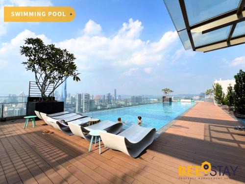 Brickfields Apartment | KL Sentral The Riv Riveria Studio Suite for 2PAX with WIFI Netflix
