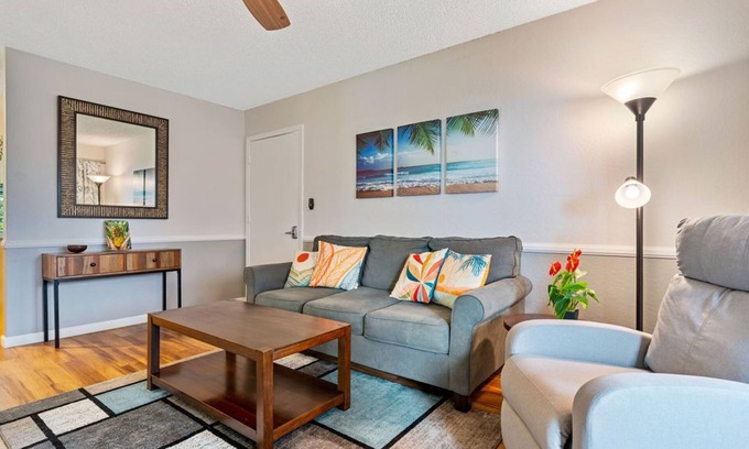 Historic Kailua Village Condo | Kona Kai B2, walking distance to the starting line of the world famous Ironman Triathlon