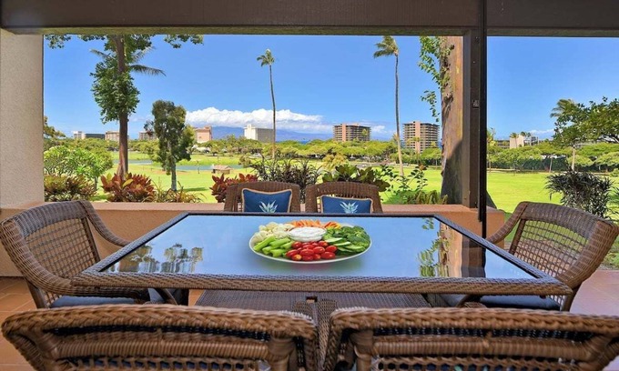 Kaanapali Condo | KRL N102 2BD Condo on Kaanapali Golf Course w Pool