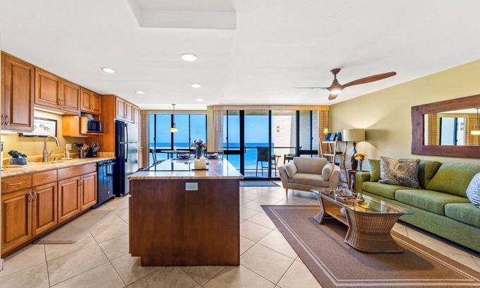 Poipu Apartment | KS-212-Oceanview-Pool-Gym-Turtles-Monk Seals