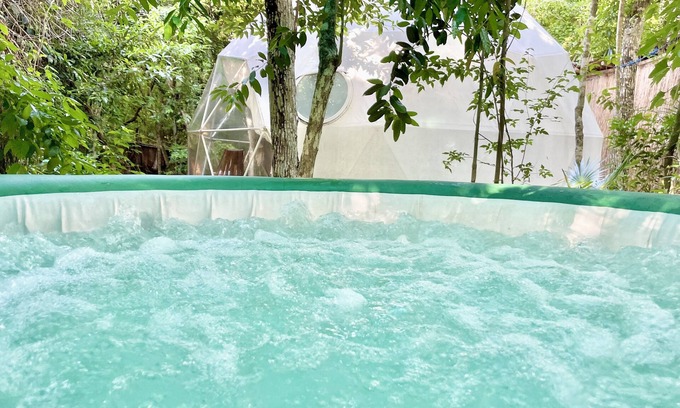 Chemuyil House | Ku Kuk Glamping – Domo Raíces