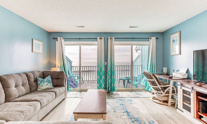 Kure Beach Condo | Kure Beach Condo w/Panoramic Ocean Views!