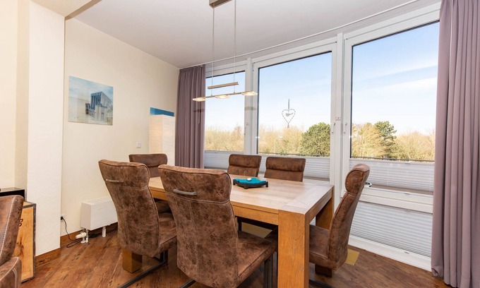 Duhnen Apartment | Kurpark Residenz App.118 - 87m² vacation apartment in Döse with swimming pool and sauna