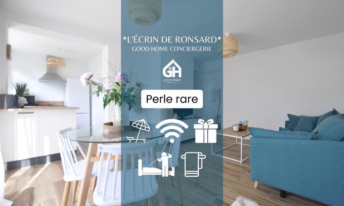 Rosendael Apartment | *L'écrin de Ronsard*Plage & Centre-Ville