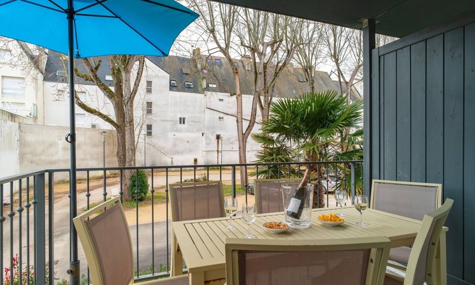 Benodet Apartment | L'Arvor - Appt piscine et sauna partagés