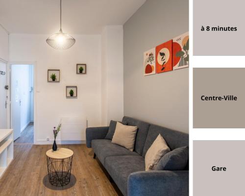 Sainte-Anne - Faubourg Noyon Apartment | L'Hortillon Amiens 4 pers 8min Centre ville & Gare