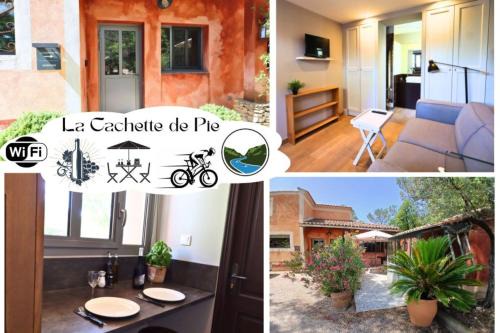 Entrechaux Apartment | La Cachette de Pie - Maisonnette - WIFI - TERRASSES - LOCAL VÉLO