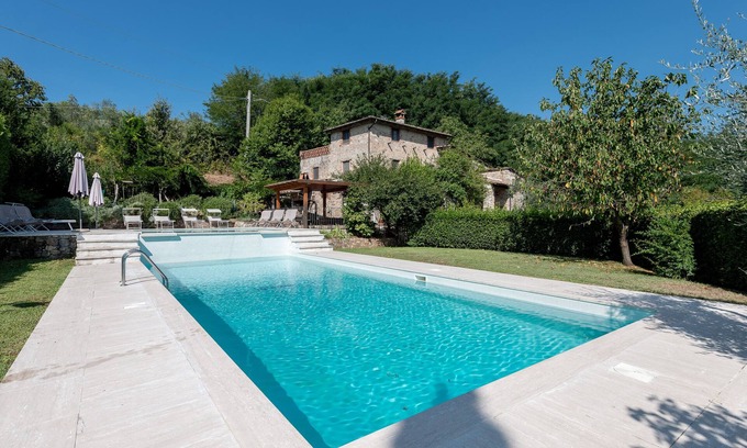 Pescaglia Other | La Camelia - stylish Tuscan farmhouse with cascading pool near Lucca