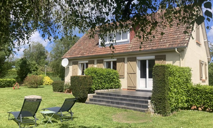Sainte-Marguerite-sur-Mer Ski Chalet | La Chopière, comfort, garden and proximity to the beach