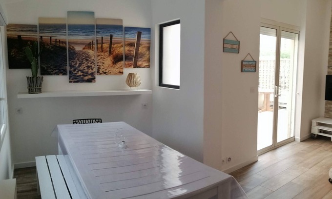 Valras-Plage House | La Cigale, 3-star rental house near the beach