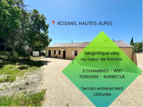 Rosans Villa | LA Conciergerie 05 Villa Kylsha Rosans WiFi Terrasse Confort