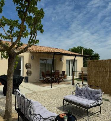Saint-Andre-d'Olerargues Villa | La Farigoule - Villa avec spa, clim, terrasse