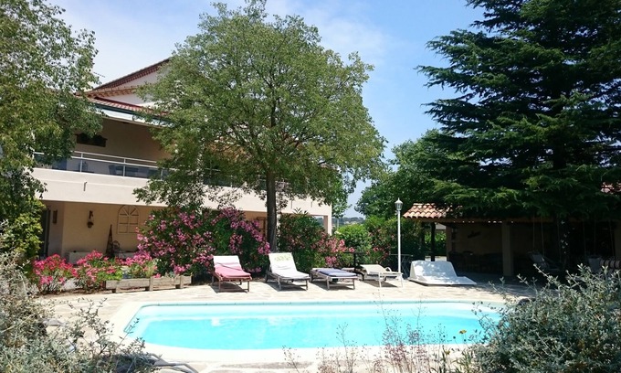 Saint-Christol-Les-Ales House | La Gardine - The lodge of Platanes