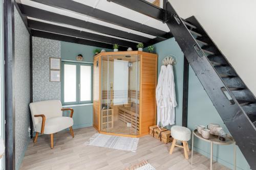 Saint-Meloir-des-Ondes House | La Maison Melo - Jacuzzi et Sauna - proche de la plage