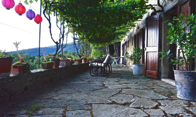 Cortona House | La Pergola typical Tuscan house with wonderful view
