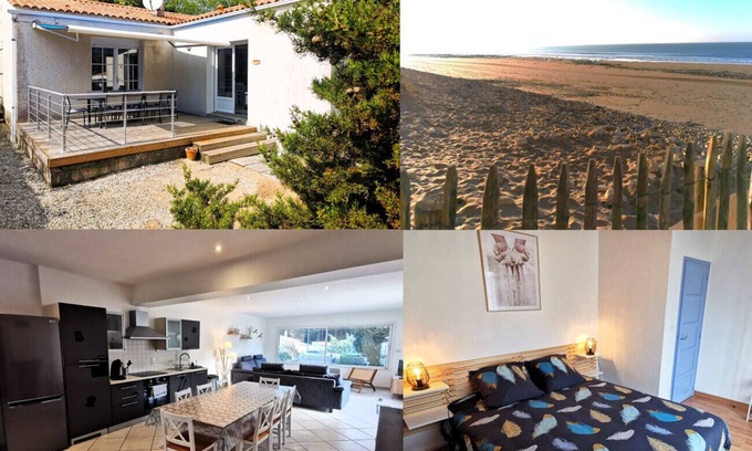 Longeville-sur-Mer House | La Roseraie 1km from the beach