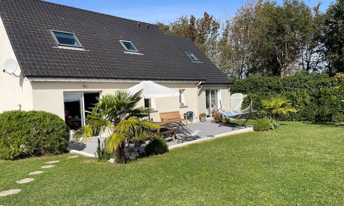 Quiberville House | La Sauge a haven of peace 350m from the sea with a beautiful south-facing garden