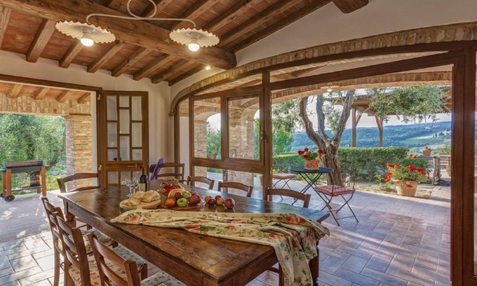Montaione House | LA VILLETTA IS A INDEPENDENT HOUSE WITH POOL PRIVATE GARDEN AND PANORAMIC VIEW