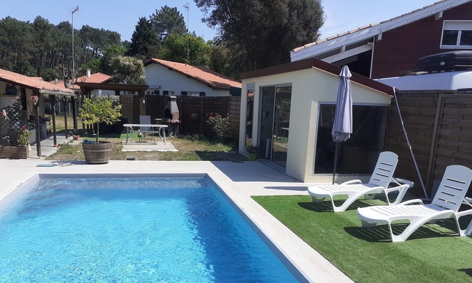 Labenne Cottage | LABENNE south Landes, private pool. Ideal surf or rest Internet