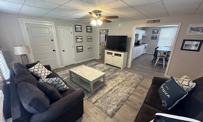 White Mills Apartment | Lackawaxen Suite at Hawley Riverside Haven 1/2 block from downtown Main Avenue!