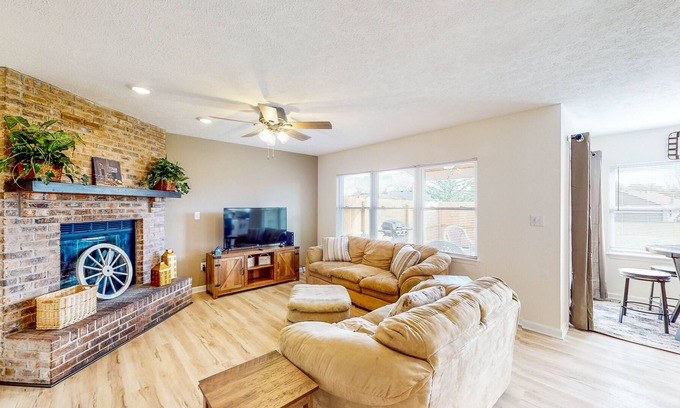 Indianapolis House | Laid-Back Indy Home with Patio, Grill, Firepit Area, Smart TVs - Dog-Friendly