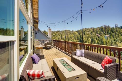 Lake Arrowhead House | Lake Arrowhead Getaway with Decks and Game Room!