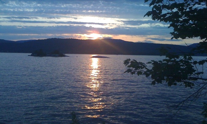 Putnam Station House | Lake George custom home 75 feet from the lakes edge!