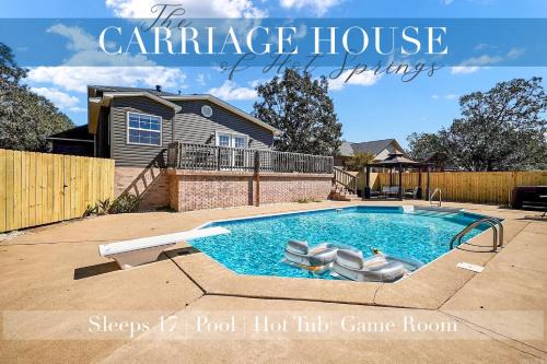 Mid America House | Lake Hamilton Carriage House 5BR; 3.5BA Sleeps 17!