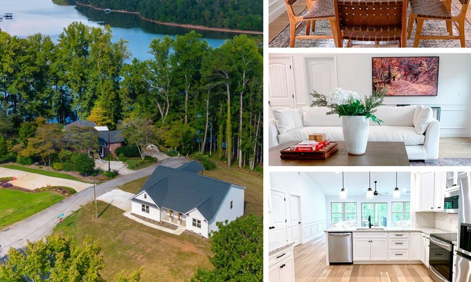 Northlake House | Lake Hartwell Modern Farmhouse near Clemson