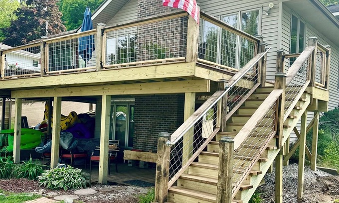 Gobles House | Lake House & Ski Chalet. Quiet, all-sport lake with fun & relaxation year round!