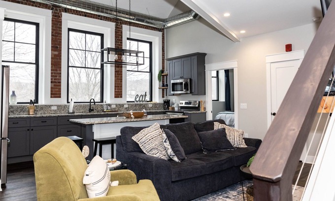 Boyne City Apartment | Lake Lookout - Loft 6 Penthouse