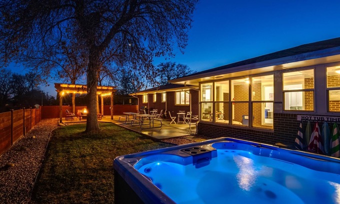 Loveland House | Lake Loveland Stunner w/Hot Tub, Pergola and Fire Pit