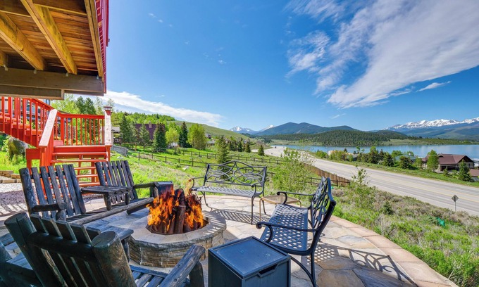 Dillon House | Lake & Mountain Views: Summit Getaway w/Hot Tub