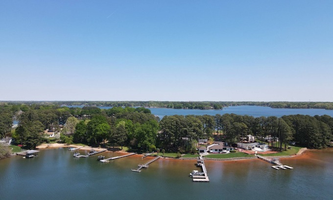 Mayhew House | Lake Norman waterfront home with incredible sunset views