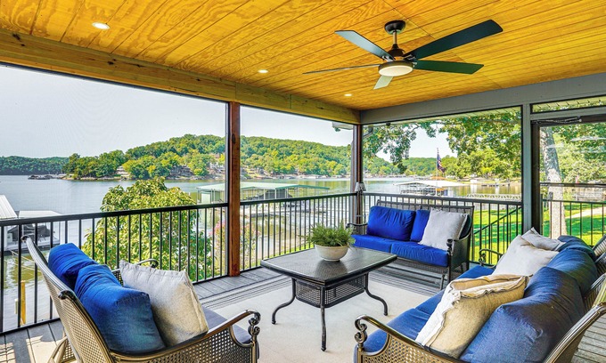 Gravois Mills House | Lake of the Ozarks Home w/Dock & Water Slide