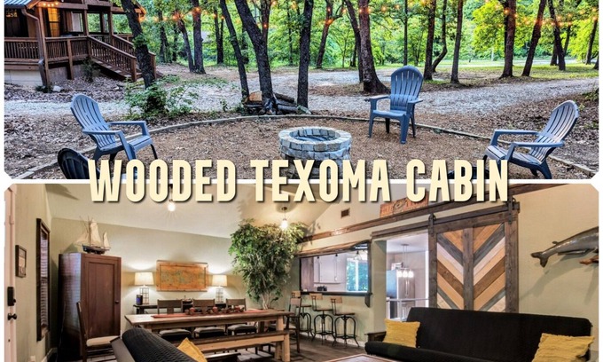 Kingston House | Lake Texoma: Hidden cabin in the woods near Buncombe Creek Marina