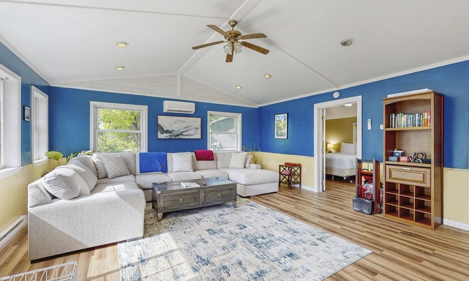 Penn Yan House | Lake view home minutes from town with deck, fireplace, grill & firepit