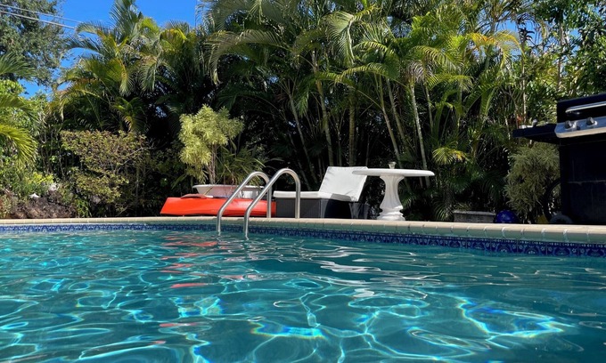 Parrot Cove House | Lake Worth Beach house - 4 bed 3 bath- with private heated pool in Parrot Cove.