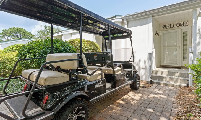 Sandestin Condo | Lakefront 2BR Beach Villa! GOLF CART, Near Beach, Pool, Tram, Screened Porch.