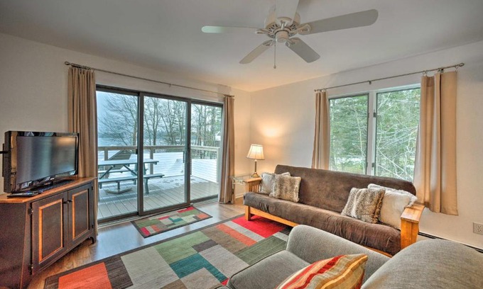 Bolton Landing Apartment | Lakefront Adirondacks Home Fish, Hike, Ski!