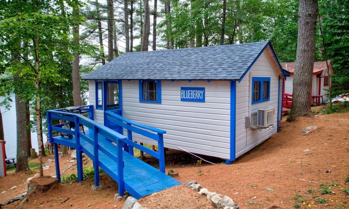 Orland Cabin | Lakefront Blueberry Tiny Cabin @ Getogether Stays