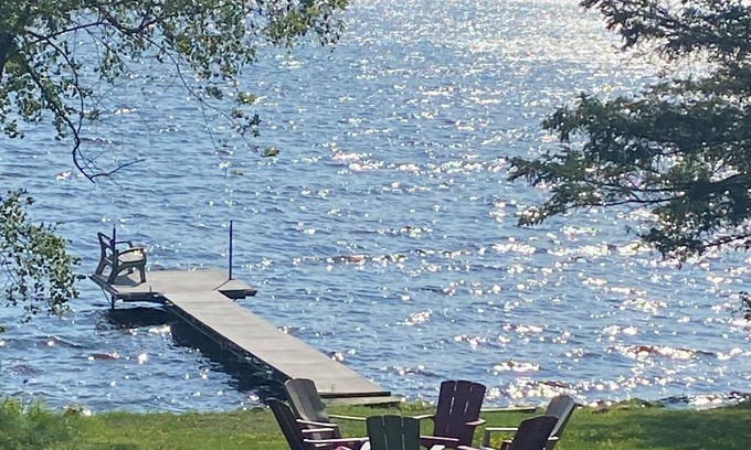 Phillips House | Lakefront cabin on Musser Lake! Beautiful spot to relax! Dogs welcome!