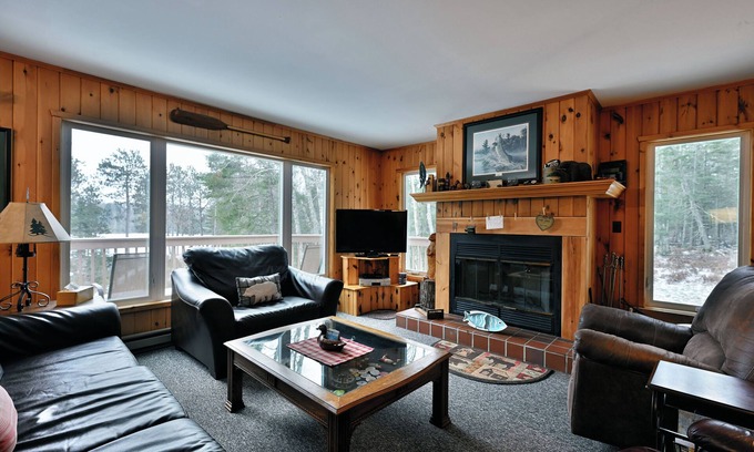 Hayward Cabin | Lakefront Cabin with Dock, Kayaks, and Stunning Views on Quiet Teal Lake