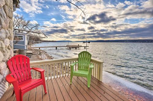 Canandaigua House | Lakefront Canandaigua Home with Grill, Fire Pit