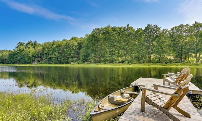 Swan Lake House | Lakefront Catskills Container Home: Private Lake
