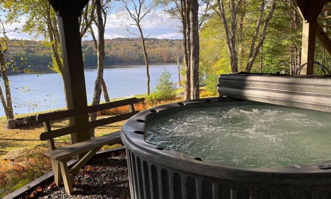 Monticello House | Lakefront Home - Hot Tub, Fire Place, Sleeps 12